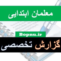 گزارش تخصصی معلمان چند پایه دبستان آشنا کردن دانش آموزان دو زبانه با زبان فارسی معیار